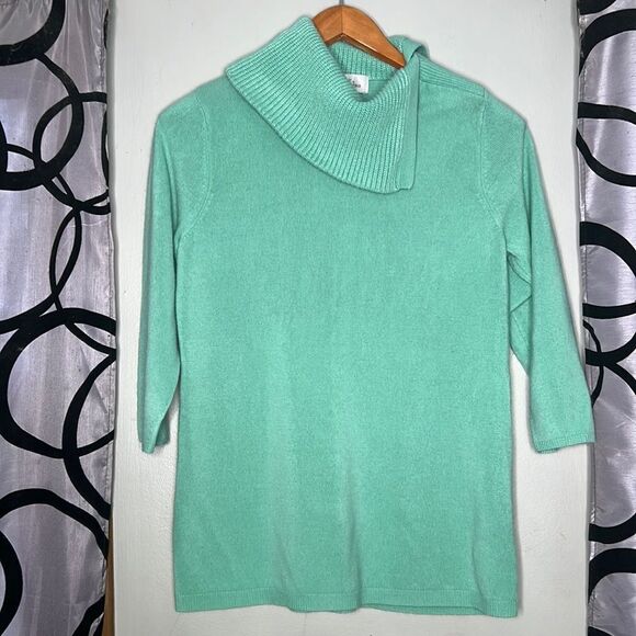 Knit by Hampshire studio 100% acrylic sweater with three-quarter sleeves - Picture 2 of 12